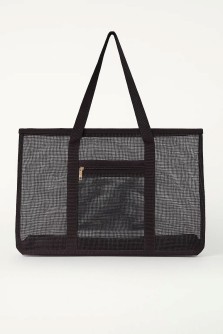 Сумка шоппер "Transparent", black (47*12*29.5 см)