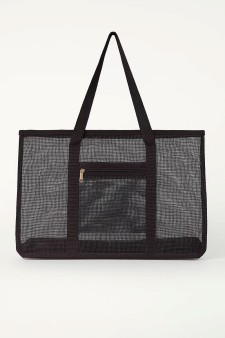 Сумка шоппер "Transparent", black (47*12*29.5 см)