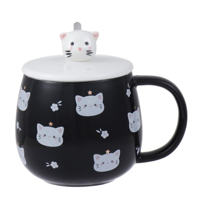 Кружка «Lucky cat's paw», blue (440 ml) 