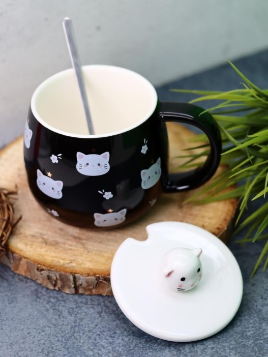 Кружка «Lucky cat's paw», blue (440 ml) 