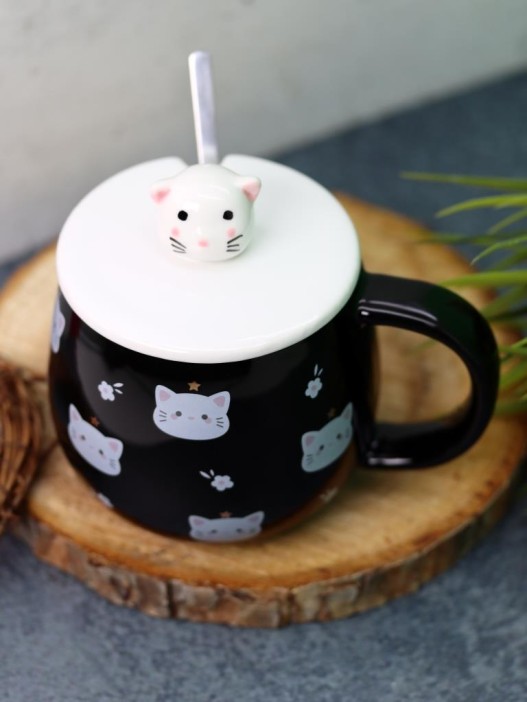 Кружка «Lucky cat's paw», blue (440 ml) 