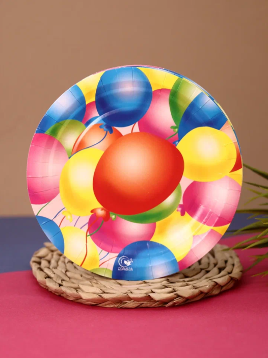 Набор бумажных тарелок 6 шт. &quot;Шары&quot; (180 мм) 