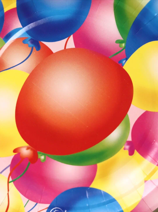 Набор бумажных тарелок 6 шт. &quot;Шары&quot; (180 мм) 