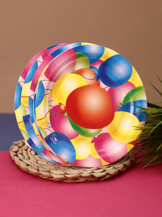 Набор бумажных тарелок 6 шт. &quot;Шары&quot; (180 мм) 