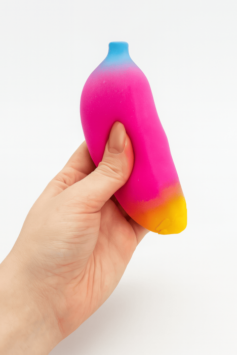Мялка - антистресс « Magic Banana», pink 