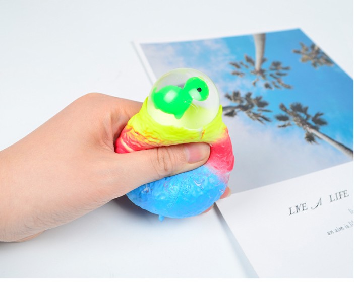 Мялка - антистресс «Colorful dinosaur egg», шоу-бокс 12 шт. 