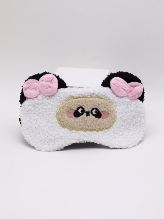 Маска для сна гелевая &quot;Curly cuties&quot;, white 