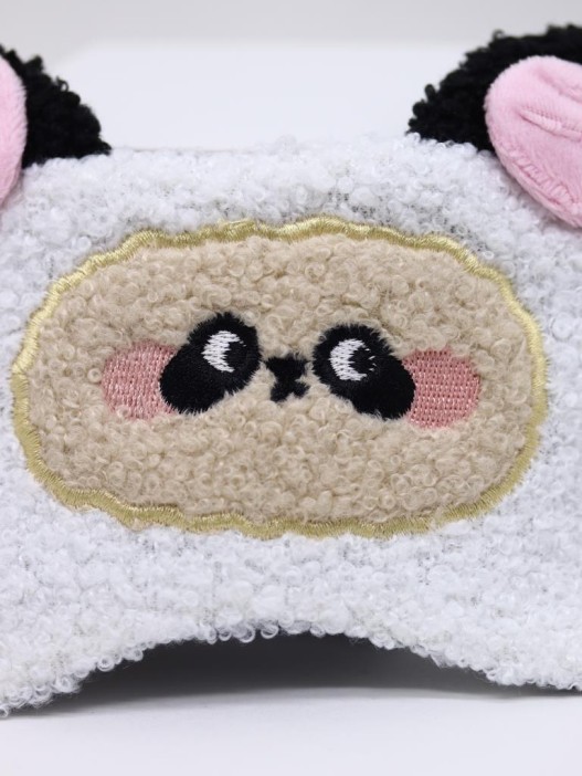 Маска для сна гелевая &quot;Curly cuties&quot;, white 