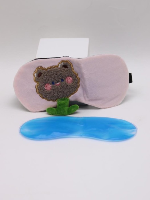 Маска для сна гелевая &quot;Furry friends&quot;, bear 