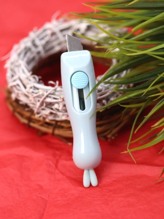 Канцелярский нож &quot;Minimalistic bunny&quot;, blue 