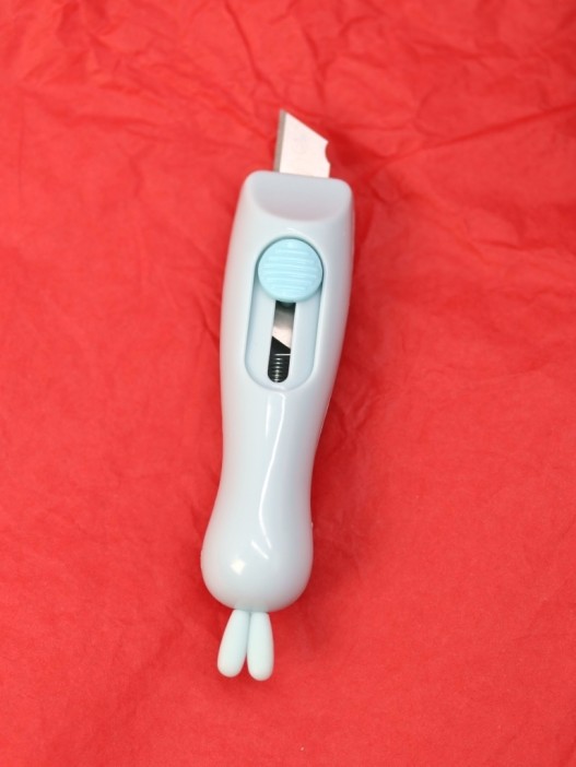 Канцелярский нож &quot;Minimalistic bunny&quot;, blue 