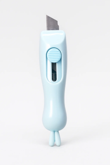 Канцелярский нож "Minimalistic bunny", blue