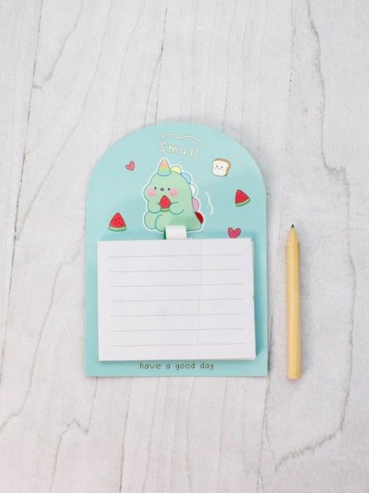 Магнитный блок для записей с карандашом «Small dino», dino, 10х14 см 