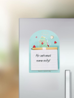 Магнитный блок для записей с карандашом «Small dino», dino, 10х14 см