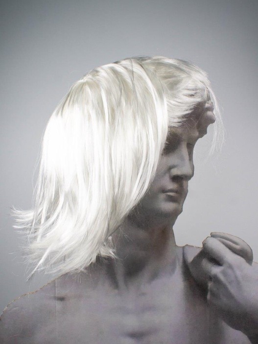 Парик карнавальный &quot;Fancy chic&quot;, white (25 см) 