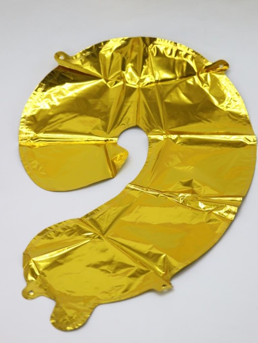 Шар фольгированный &quot;Milestone moments&quot; цифра 9, золото (40 см) 