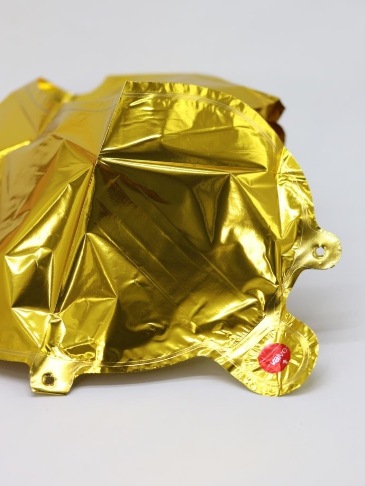 Шар фольгированный "Ключевые моменты" цифра 9, золото (40 см)