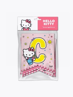 Гирлянда поздравительная &quot;Hello Kitty. С Днем рождения!&quot;