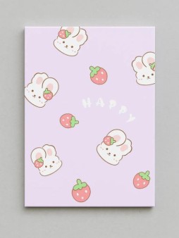 Зеркало "Happy bunny", purple