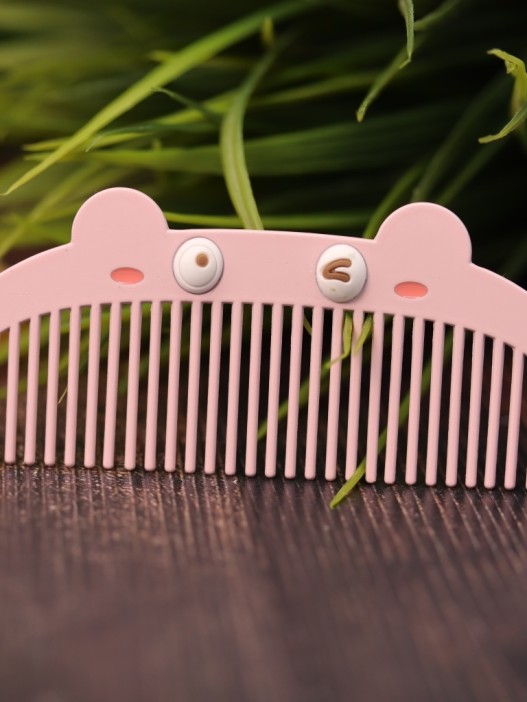 Расческа "Funny face", pink 