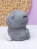 Копилка &quot;Gray cat&quot;, sitting (19,5 см), пластик 