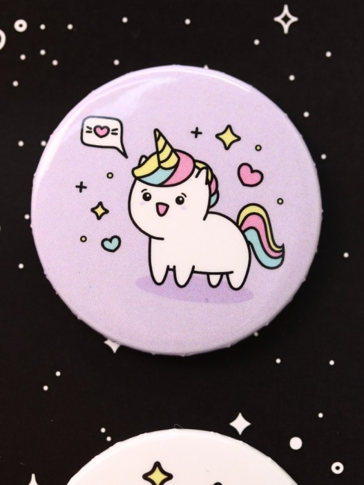 Набор значков 3 шт. iLikeGift Аниме «Unicorn» 