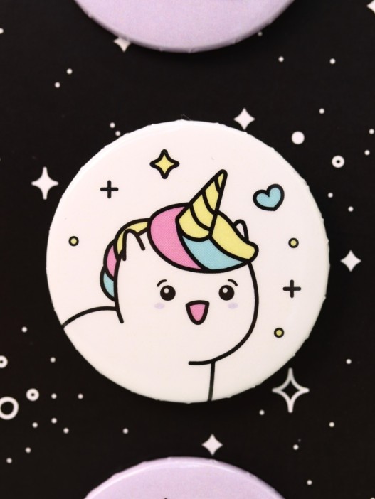Набор значков 3 шт. iLikeGift Аниме «Unicorn» 