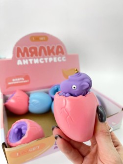 Мялка - антистресс "Единорог", шоу-бокс 12 шт.