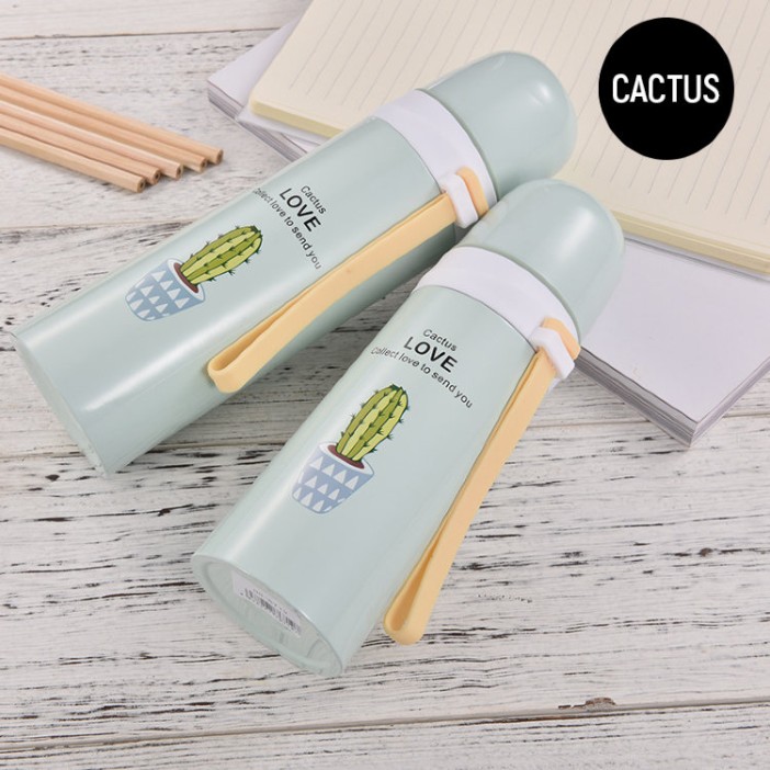 B-HS-6720-Z ТЕРМОС CACTUS light-blue, 500ml (M-6718) 