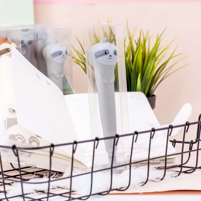 Ручка-сквиш "Ленивец", mix, шоубокс 20 шт. 