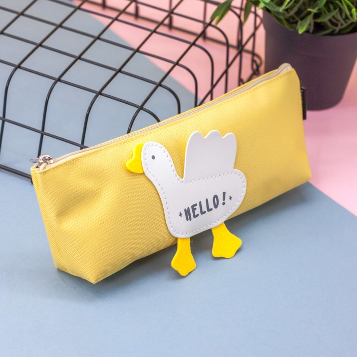 Пенал "Hello duck", yellow 