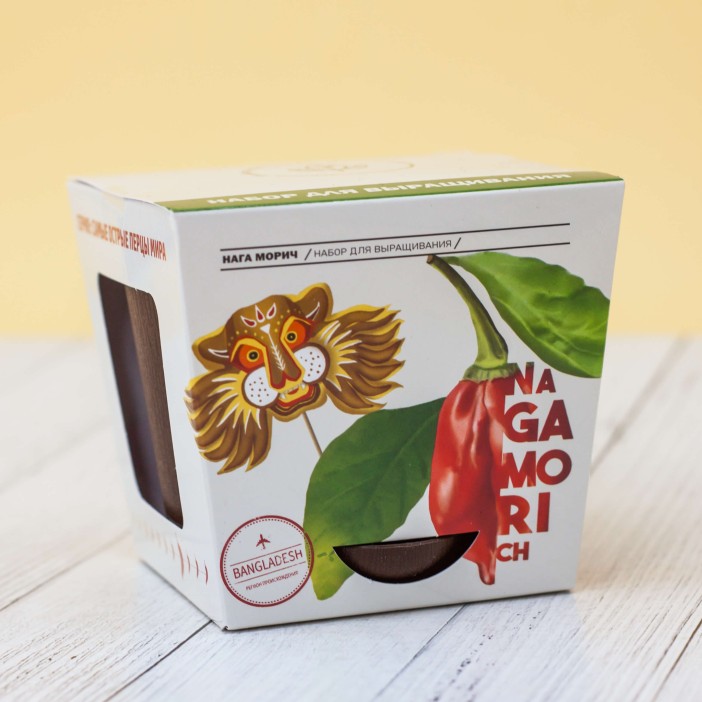 Набор для выращивания "Plant Republic", "Перец острый Нага Морич" 