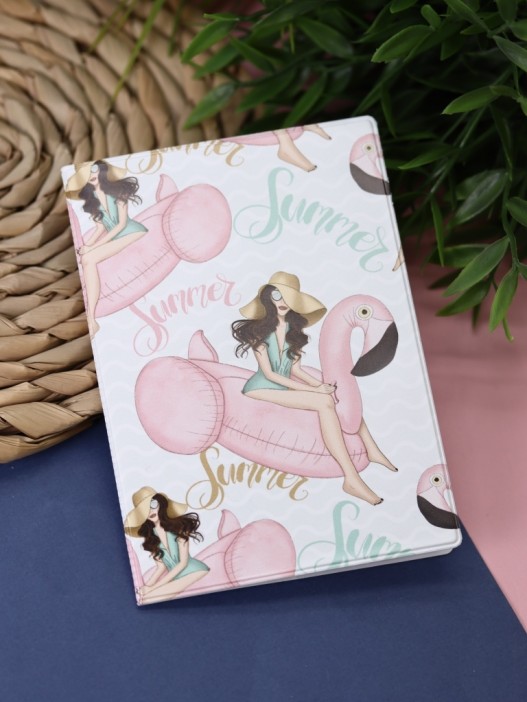 ОБЛОЖКА ДЛЯ ПАСПОРТА Flamingo Summer, плотность 560 мкм 