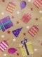 Упаковочная бумага «Joyful Wraps» 1 рулон, 50*70 см