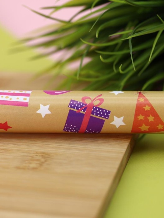 Упаковочная бумага «Joyful Wraps» 1 рулон, 50*70 см 