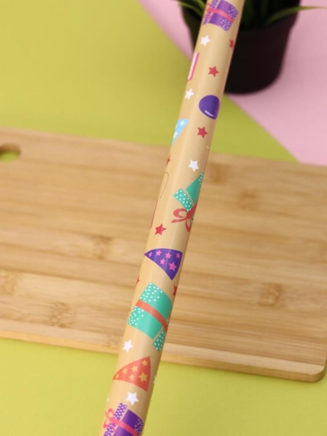 Упаковочная бумага «Joyful Wraps» 1 рулон, 50*70 см