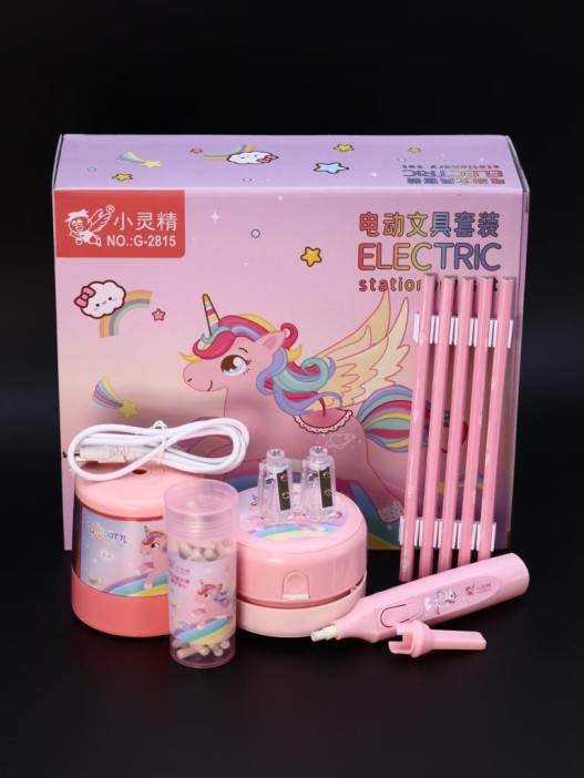 Электрический канцелярский набор &quot;Unicorn&quot; (25,5*22  см) 