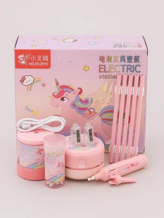 Электрический канцелярский набор &quot;Unicorn&quot; (25,5*22  см) 