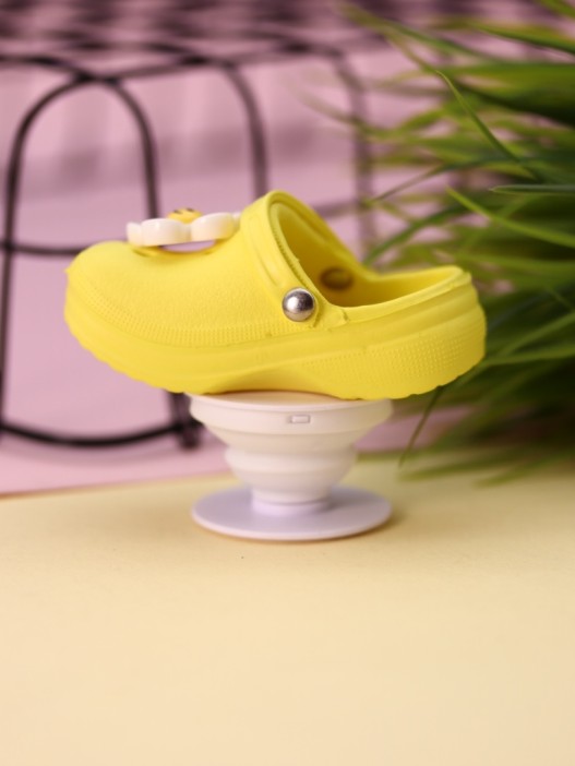 Попсокет &quot;Slippers flower&quot;, yellow 