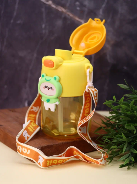 Бутылка «Cute animal, frog», yellow (800 мл) 