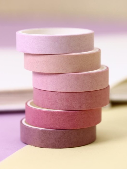 Набор декоративного скотча &quot;Classic colored&quot;, pink 