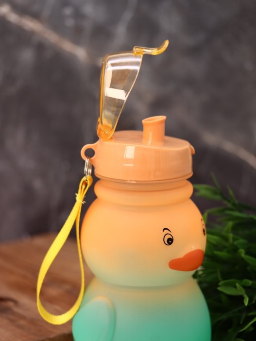 Бутылка «Cute duck», orange-green (880 мл) 