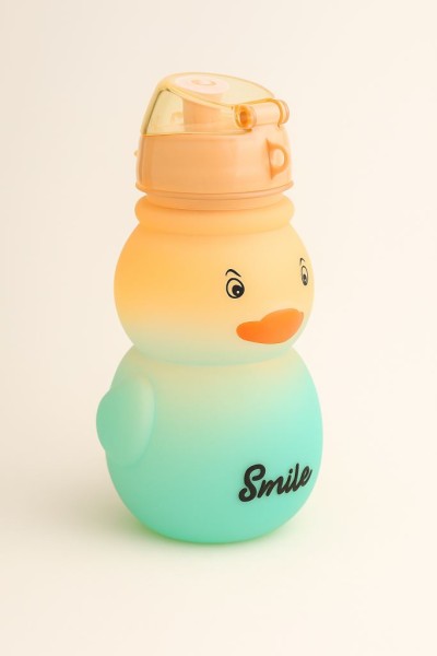 Бутылка «Cute duck», orange-green (880 мл) 