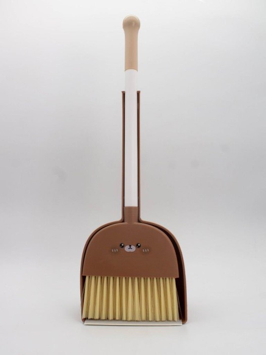 Веник с совком &quot;Big bear&quot;, brown 