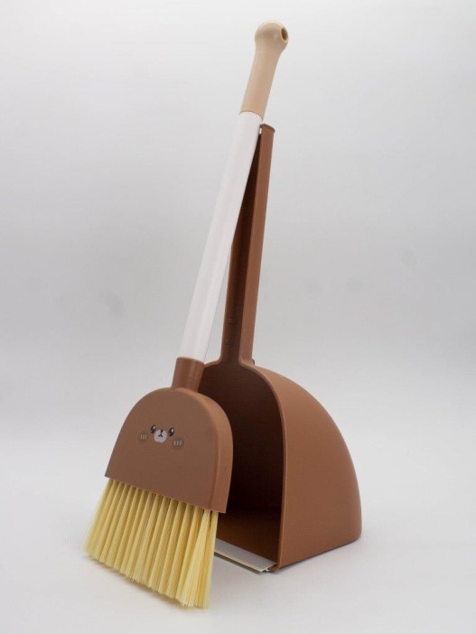 Веник с совком &quot;Big bear&quot;, brown 