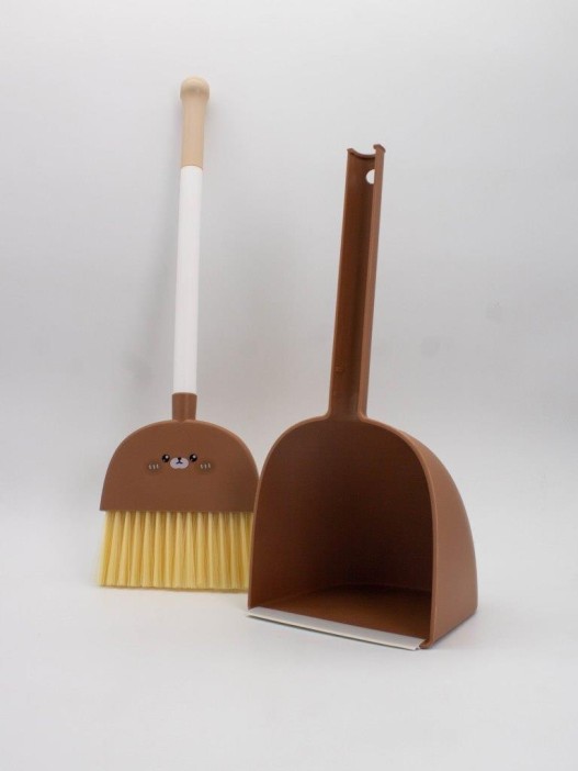 Веник с совком &quot;Big bear&quot;, brown 