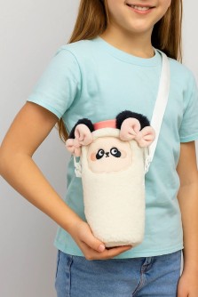 Футляр плюшевый для термоса "My fuzzy", white (17*10 см)