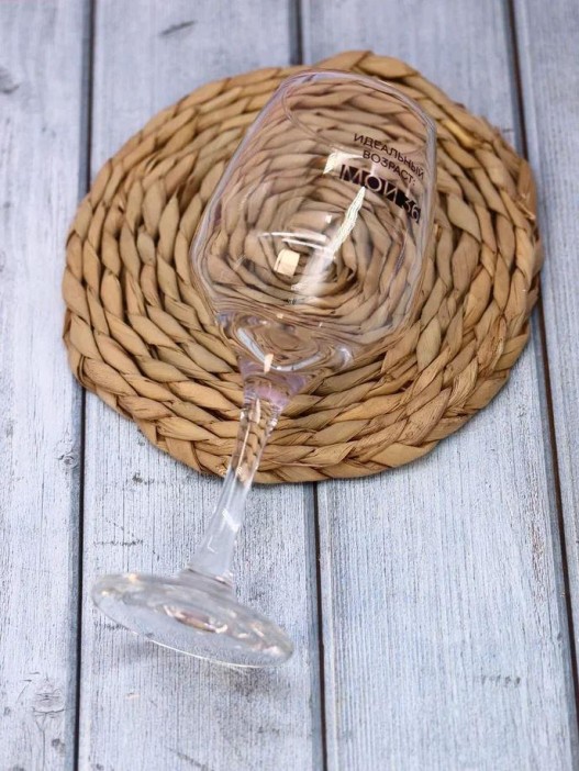 Бокал для вина Oh vine! &quot;Идеальный возраст: мои 36&quot;, 400мл 