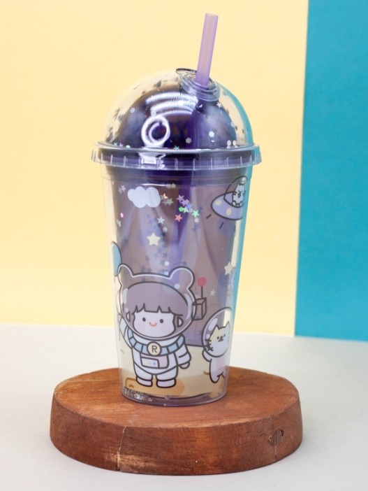 Тамблер iLikeGift &quot;Cosmo girl&quot;, purple (450 ml) 