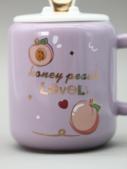 Кружка «Lovely peach», purple (400 ml) 